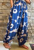 Carnaby Balloon Cuff Pant French Navy & Tan